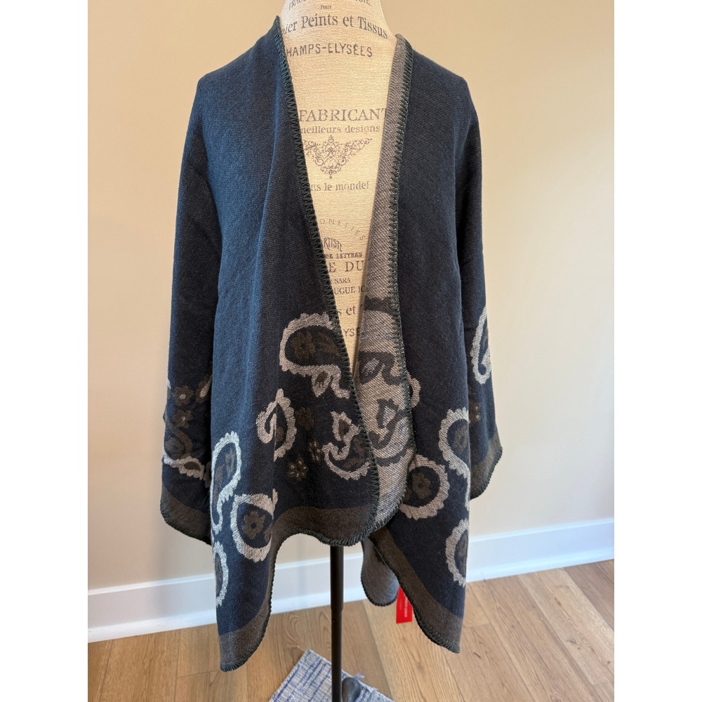 Urban‎ Coco Women's Blue Poncho NWT
